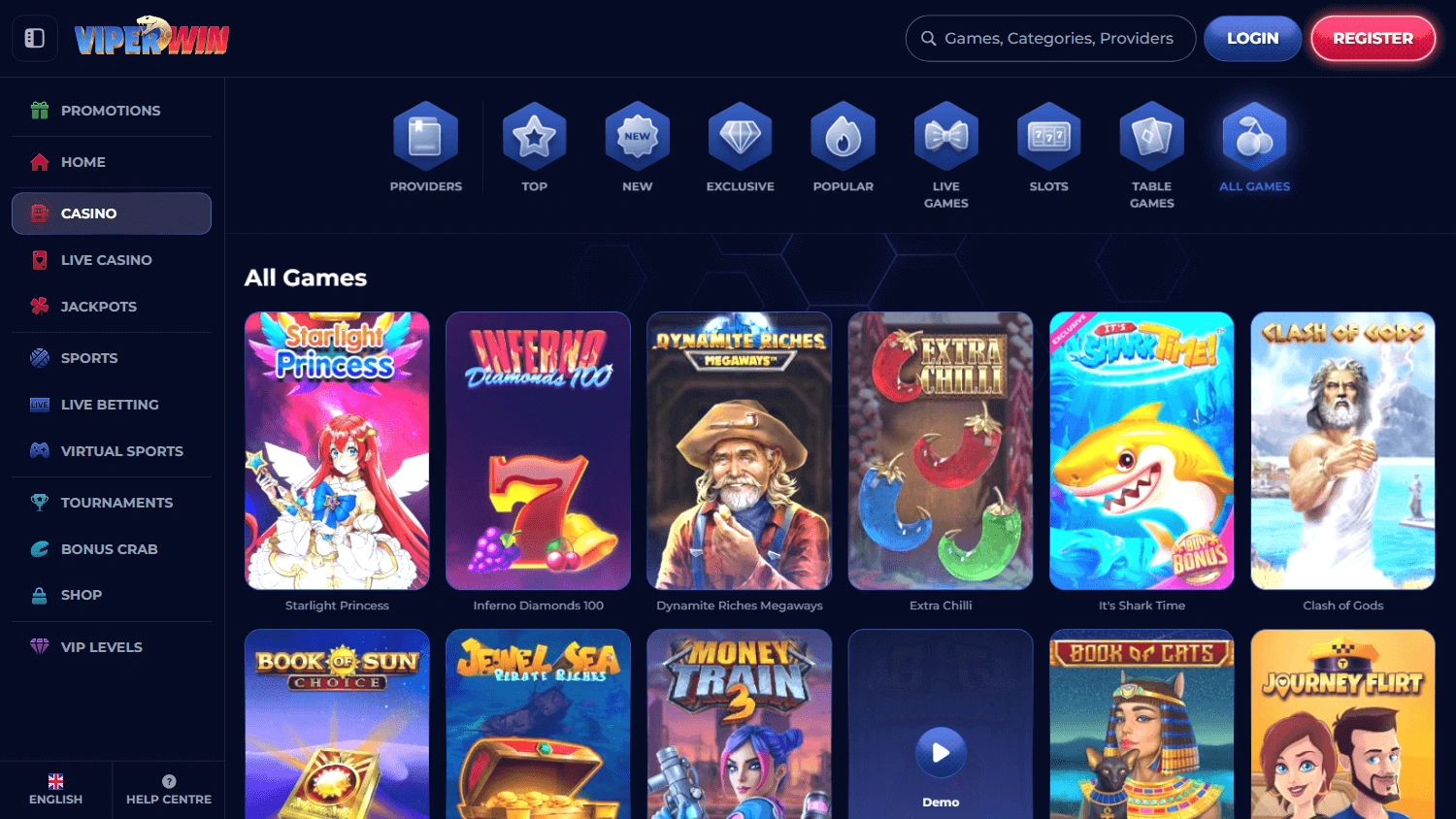 ViperWin casino review section 2