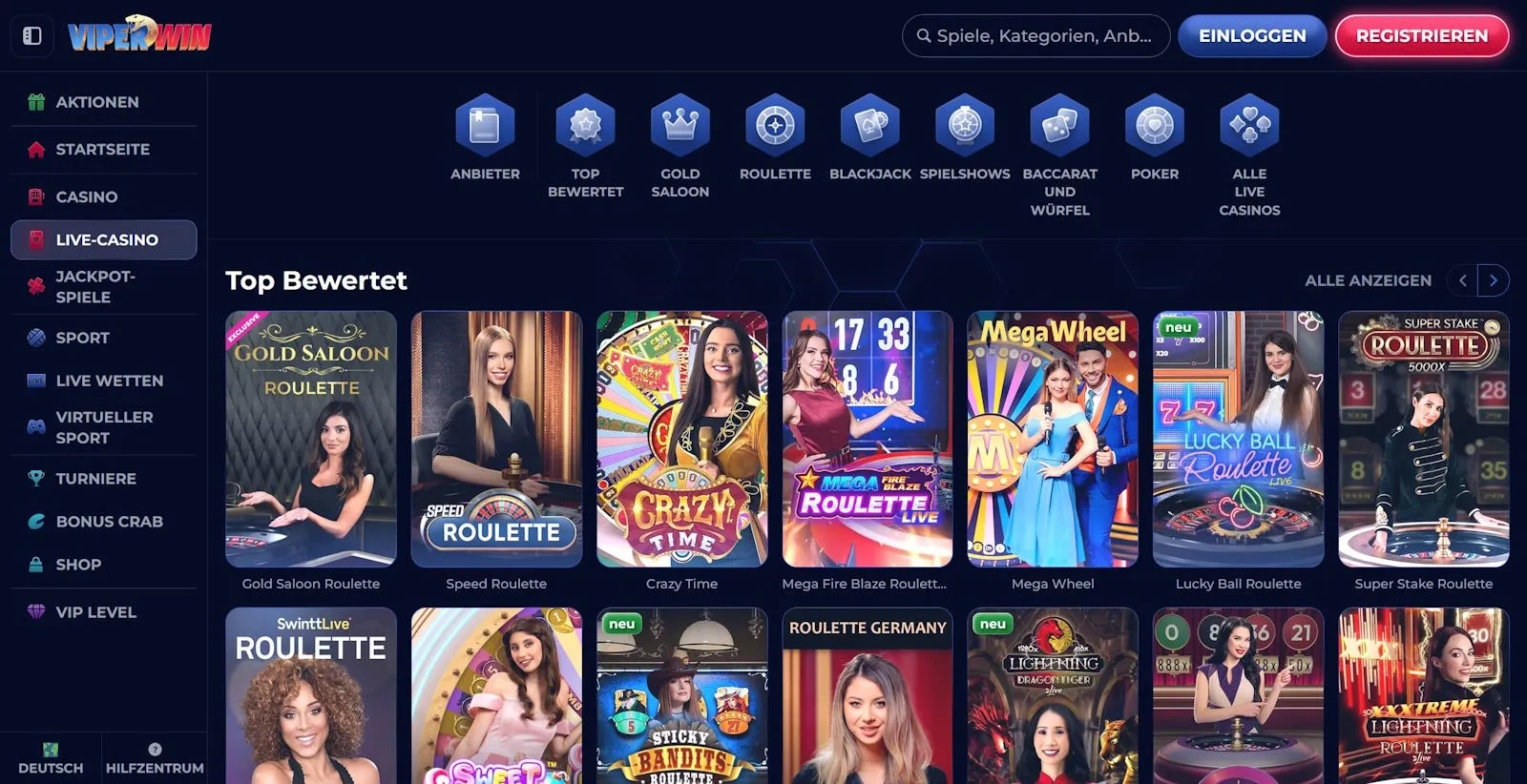 ViperWin casino review section 5